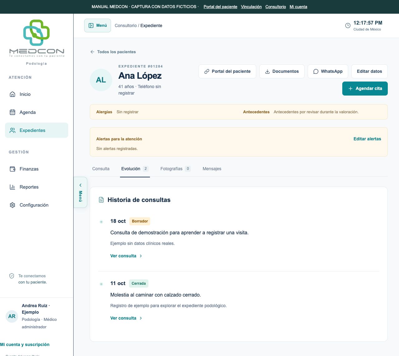 Evolución: borradores y consultas cerradas