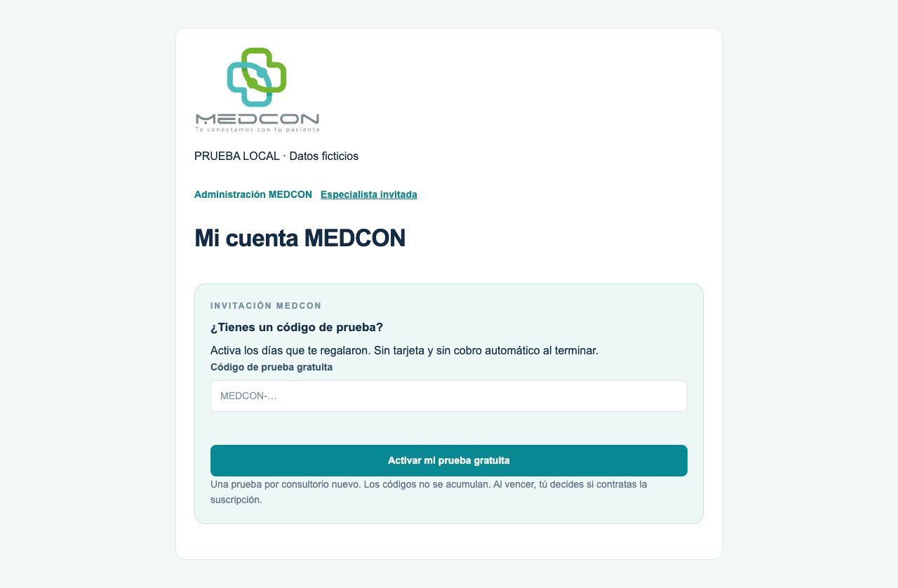 Dónde canjear la prueba gratuita
